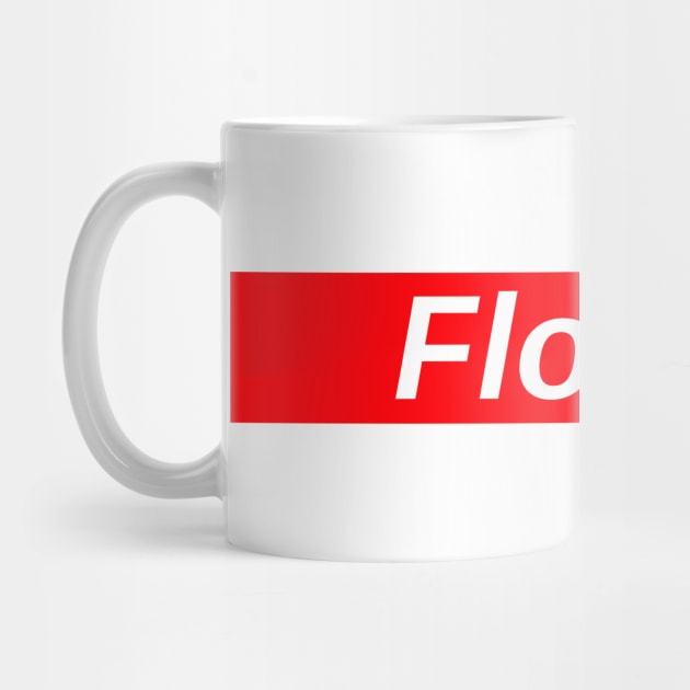 Florida // Red Box Logo by FlexxxApparel